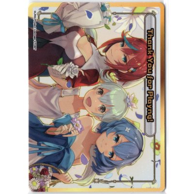 画像1: 「Thank You for Playng! & The 5th Anniversary!」厚手カード WIXOSS 10th GROW！超10周年祭イベント配布