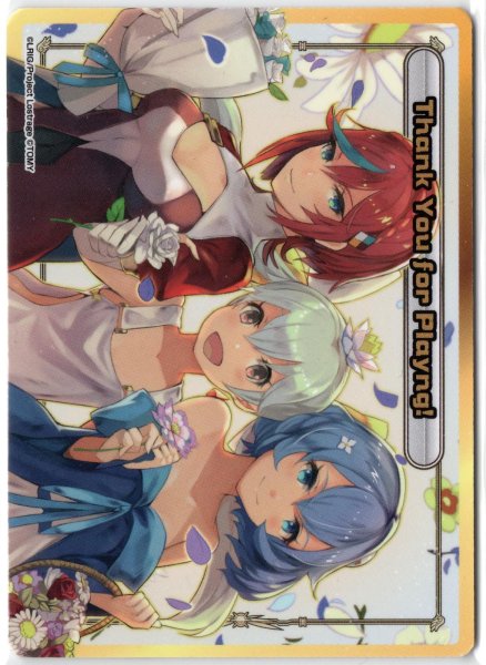 画像1: 「Thank You for Playng! & The 5th Anniversary!」厚手カード WIXOSS 10th GROW！超10周年祭イベント配布 (1)