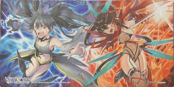 画像1: 「黒鍵の巫女 タマヨリヒメ&真・遊月・鍵」プレイマット カードラボイベント大会景品 (1)