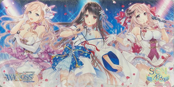 画像1: 「SGN48 村上ゆいち(ダイヤ＆シュブ＆スノークイーン)」プレイマット ウィクロス大同窓会物販品 (1)