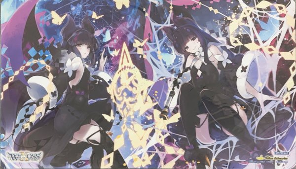 画像1: 「ミュウ＝パピヨン」プレイマット WIXOSS OXPO 2025　クイックトーナメント上位賞 (1)