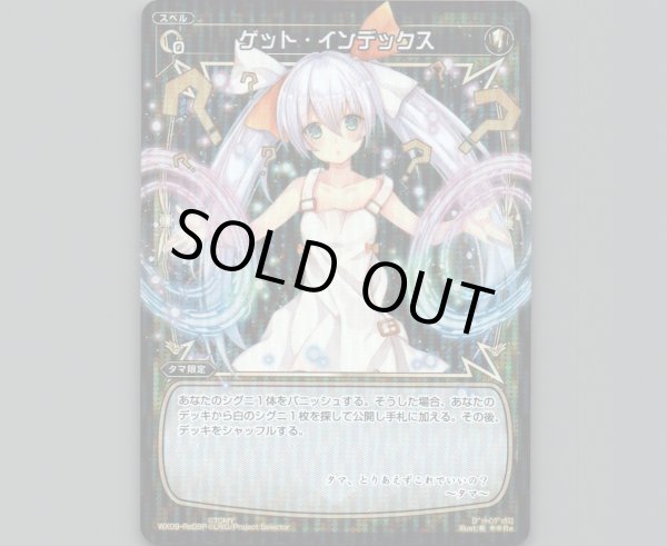 画像1: ゲット・インデックス(パラ) (1)