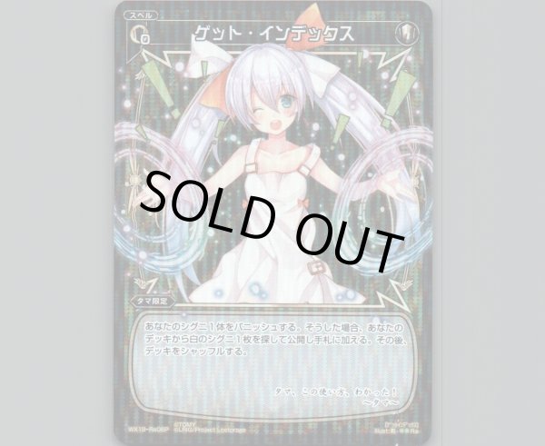 画像1: ゲット・インデックス(パラ) (1)