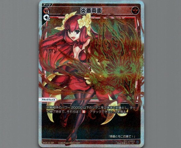 画像1: 炎盾両面(パラ) (1)